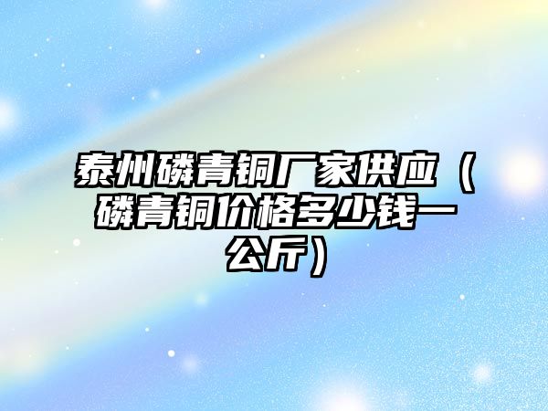 泰州磷青銅廠家供應(yīng)（磷青銅價格多少錢一公斤）