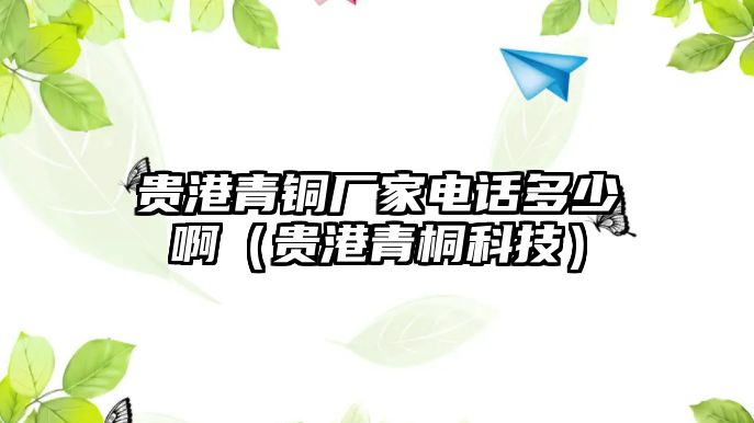 貴港青銅廠家電話多少?。ㄙF港青桐科技）