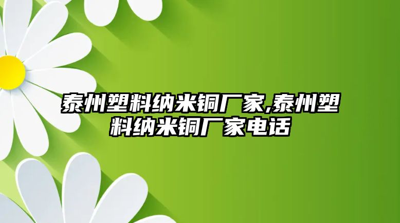 泰州塑料納米銅廠家,泰州塑料納米銅廠家電話