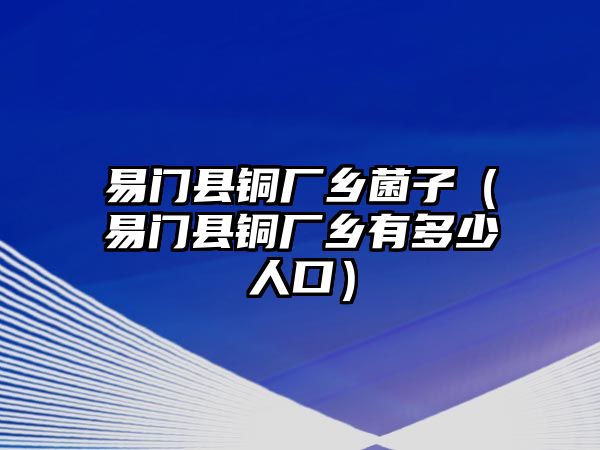 易門縣銅廠鄉(xiāng)菌子（易門縣銅廠鄉(xiāng)有多少人口）