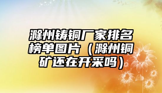 滁州鑄銅廠家排名榜單圖片（滁州銅礦還在開采嗎）