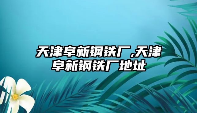 天津阜新鋼鐵廠,天津阜新鋼鐵廠地址