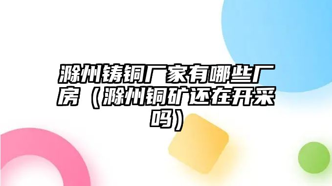 滁州鑄銅廠家有哪些廠房（滁州銅礦還在開采嗎）