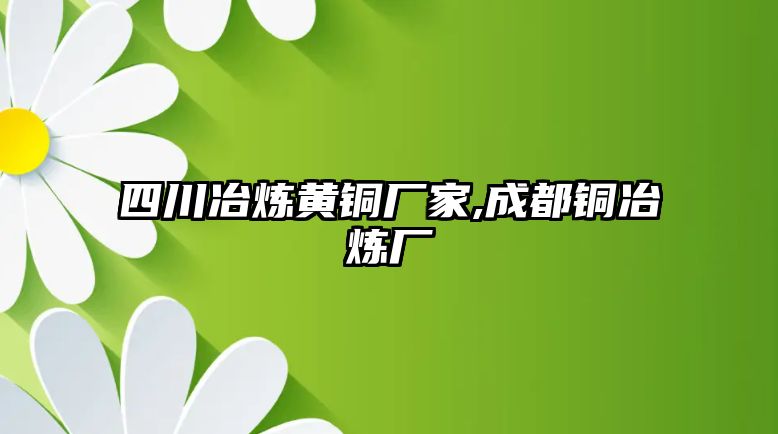 四川冶煉黃銅廠家,成都銅冶煉廠