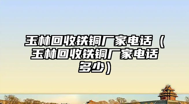 玉林回收鐵銅廠家電話（玉林回收鐵銅廠家電話多少）