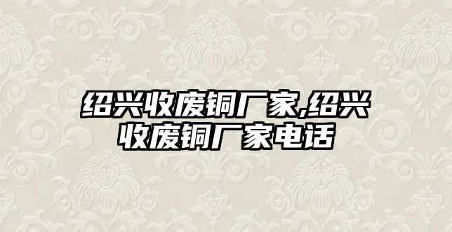 紹興收廢銅廠家,紹興收廢銅廠家電話