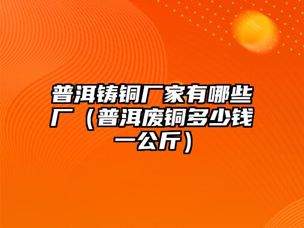 普洱鑄銅廠家有哪些廠（普洱廢銅多少錢一公斤）