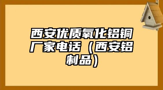 西安優(yōu)質(zhì)氧化鋁銅廠家電話（西安鋁制品）