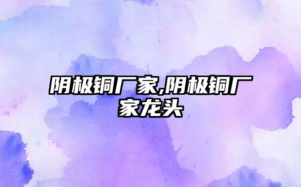 陰極銅廠家,陰極銅廠家龍頭