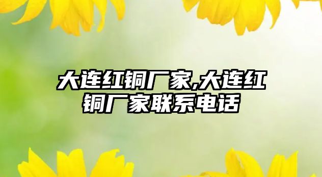 大連紅銅廠家,大連紅銅廠家聯(lián)系電話