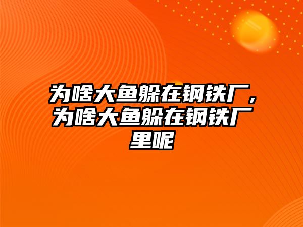 為啥大魚躲在鋼鐵廠,為啥大魚躲在鋼鐵廠里呢