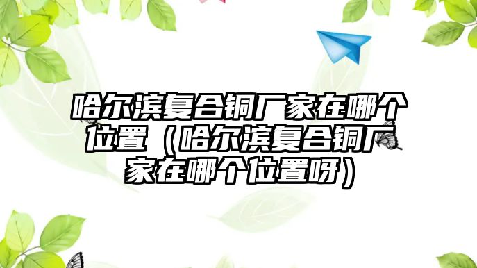 哈爾濱復合銅廠家在哪個位置（哈爾濱復合銅廠家在哪個位置呀）