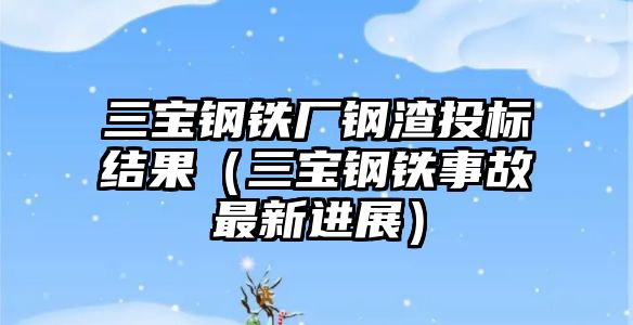 三寶鋼鐵廠鋼渣投標(biāo)結(jié)果（三寶鋼鐵事故最新進展）