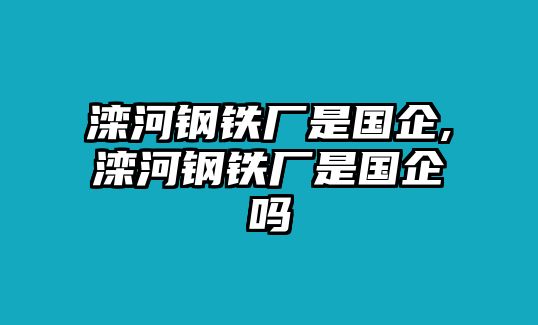 灤河鋼鐵廠是國企,灤河鋼鐵廠是國企嗎