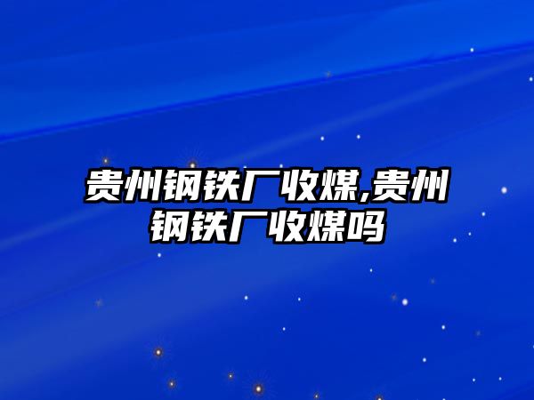 貴州鋼鐵廠收煤,貴州鋼鐵廠收煤?jiǎn)? class=