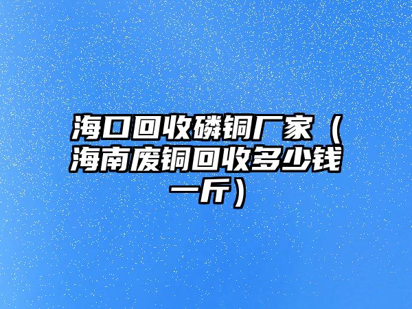 ?？诨厥樟足~廠家（海南廢銅回收多少錢一斤）