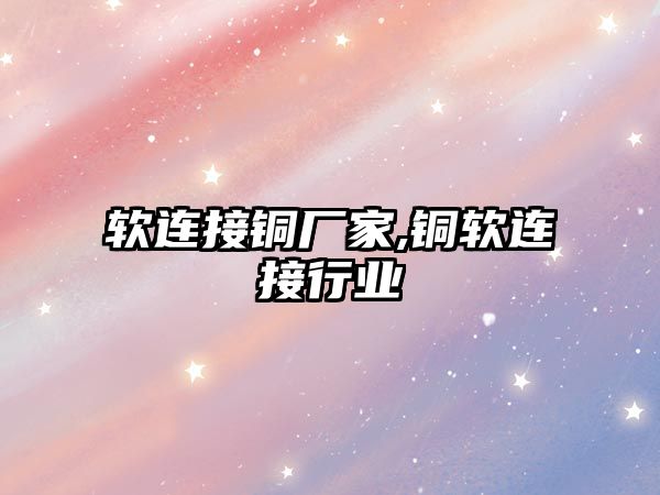 軟連接銅廠家,銅軟連接行業(yè)