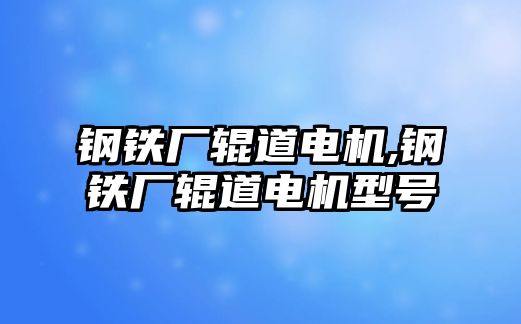 鋼鐵廠輥道電機(jī),鋼鐵廠輥道電機(jī)型號