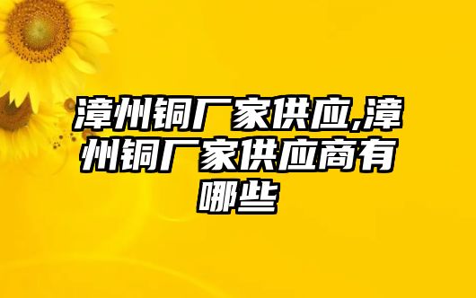 漳州銅廠家供應(yīng),漳州銅廠家供應(yīng)商有哪些