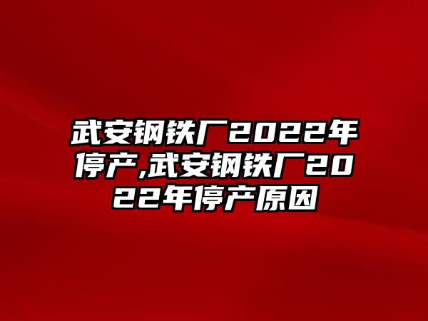 武安鋼鐵廠2022年停產(chǎn),武安鋼鐵廠2022年停產(chǎn)原因