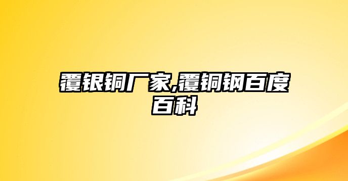 覆銀銅廠家,覆銅鋼百度百科