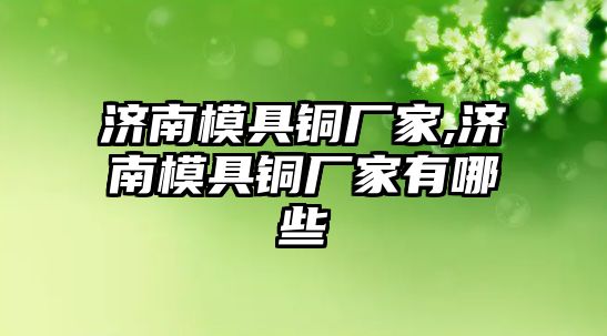 濟南模具銅廠家,濟南模具銅廠家有哪些