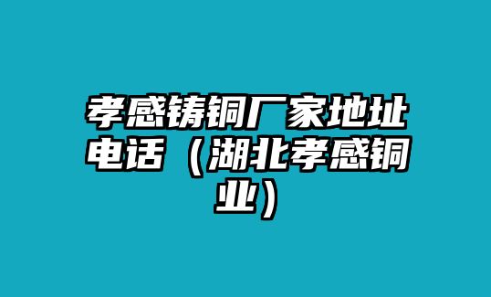 孝感鑄銅廠家地址電話（湖北孝感銅業(yè)）