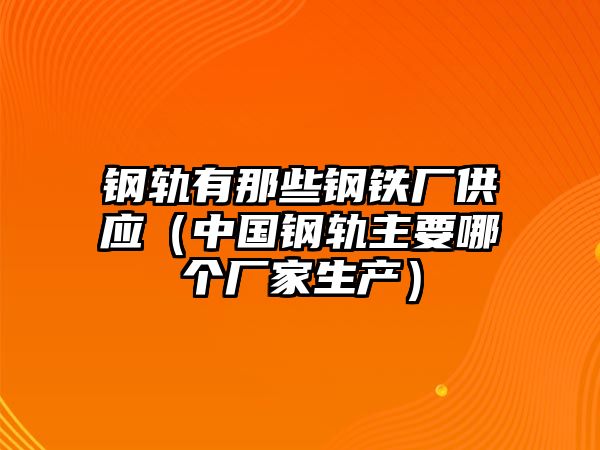 鋼軌有那些鋼鐵廠供應（中國鋼軌主要哪個廠家生產(chǎn)）