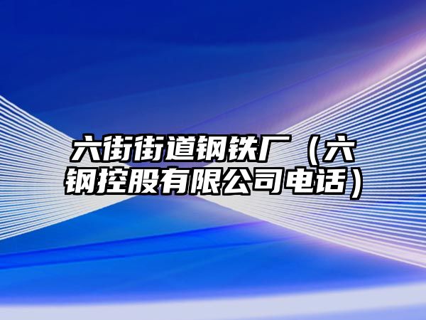 六街街道鋼鐵廠（六鋼控股有限公司電話）