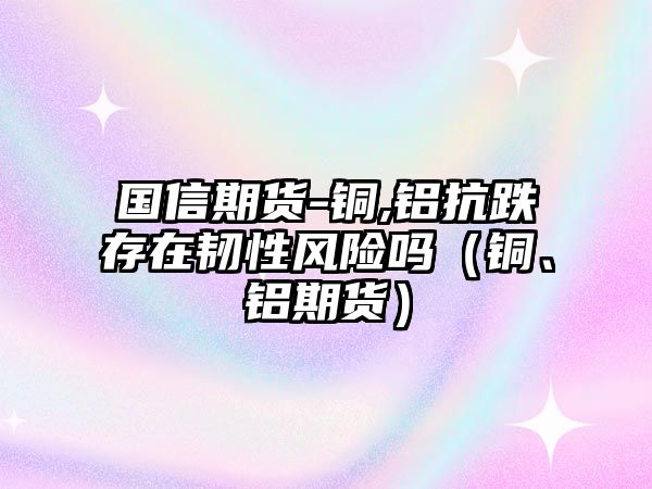 國(guó)信期貨-銅,鋁抗跌存在韌性風(fēng)險(xiǎn)嗎（銅、鋁期貨）