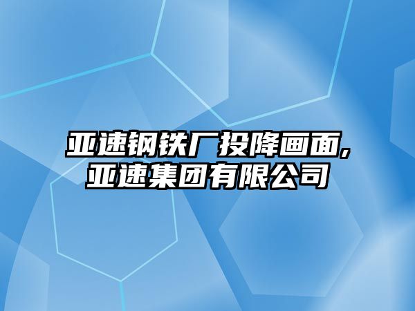 亞速鋼鐵廠投降畫面,亞速集團有限公司