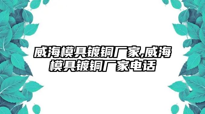 威海模具鍍銅廠家,威海模具鍍銅廠家電話