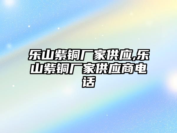 樂山紫銅廠家供應,樂山紫銅廠家供應商電話