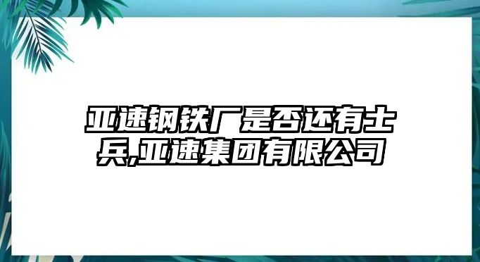 亞速鋼鐵廠是否還有士兵,亞速集團(tuán)有限公司