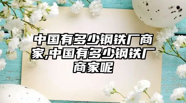 中國有多少鋼鐵廠商家,中國有多少鋼鐵廠商家呢