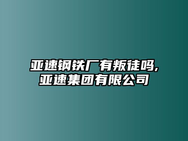 亞速鋼鐵廠有叛徒嗎,亞速集團有限公司