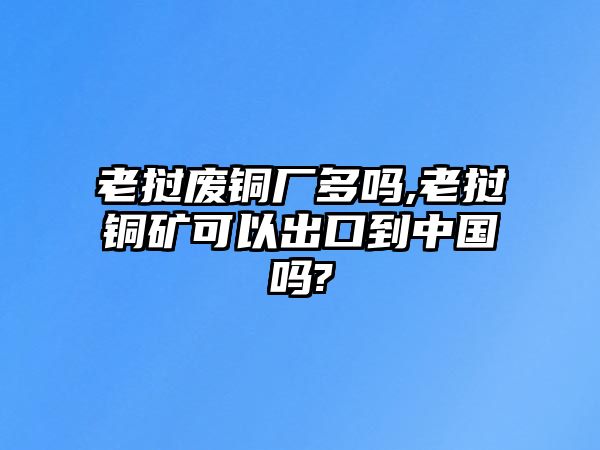 老撾廢銅廠多嗎,老撾銅礦可以出口到中國嗎?